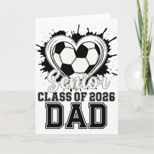 Senior Dad Cl Von 2026 Fußball Drip Melt Abschluss Karte