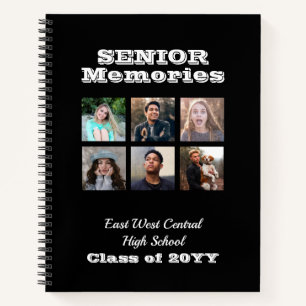 Senior Erinnerungen Class Foto Collage Notebook Notizbuch