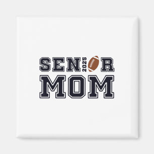 Senior Footbyll Mama Cl of 2025 Abschluss Graduate Magnet