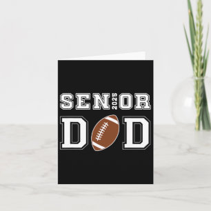 Senior Footll Vater Cl of 2025 Abschluss Graduate Karte