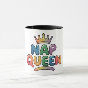 Senior Funnies Damen Tasse  Nap Königin