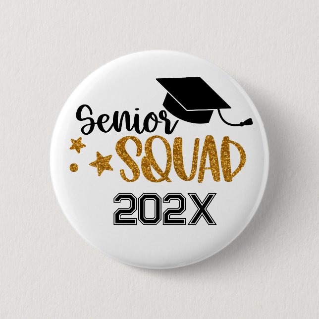Senior Grad Squad Button (Vorderseite)
