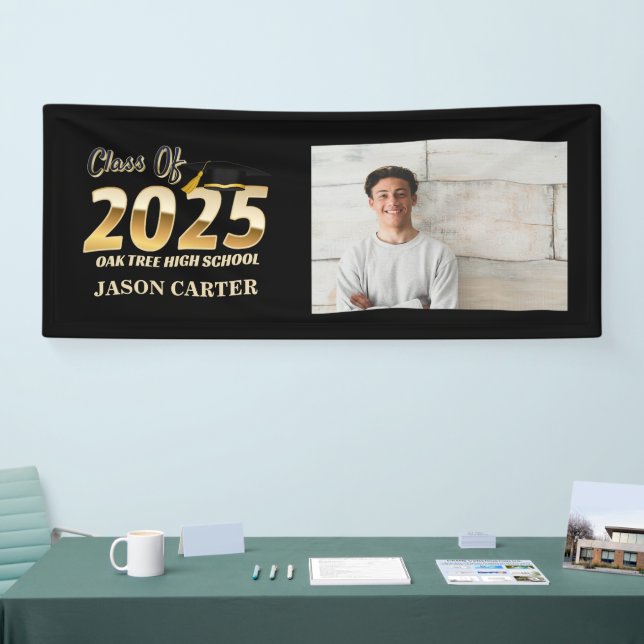 Senior Graduate Class of 2025 Abschluss Foto Banner (Messe)