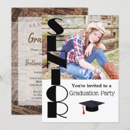 Senior Graduation Party Einladung
