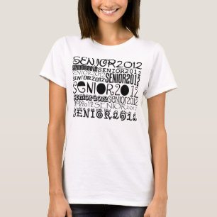 Senior-Kleid 2012 (Schwarzes) personifizieren T-Shirt