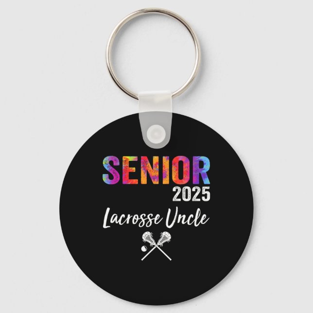 Senior Lacrosse Uncle Cl 2025 Graduate Lacrosse Ti Schlüsselanhänger (Vorderseite)