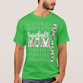 Senior Mama 2023 Baseball Class of 2023 Funny Grad T-Shirt