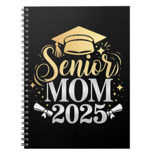 Senior Mama 2025 Abschluss Family Son Daughter Notizblock