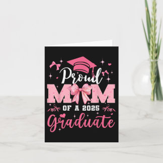 Senior Mama 2025 Abschluss Proud Mama Coquette Bow Karte