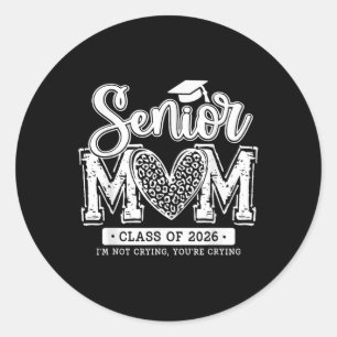 Senior Mama CL of 2026 Senior Mama 2026 Abschluss Runder Aufkleber