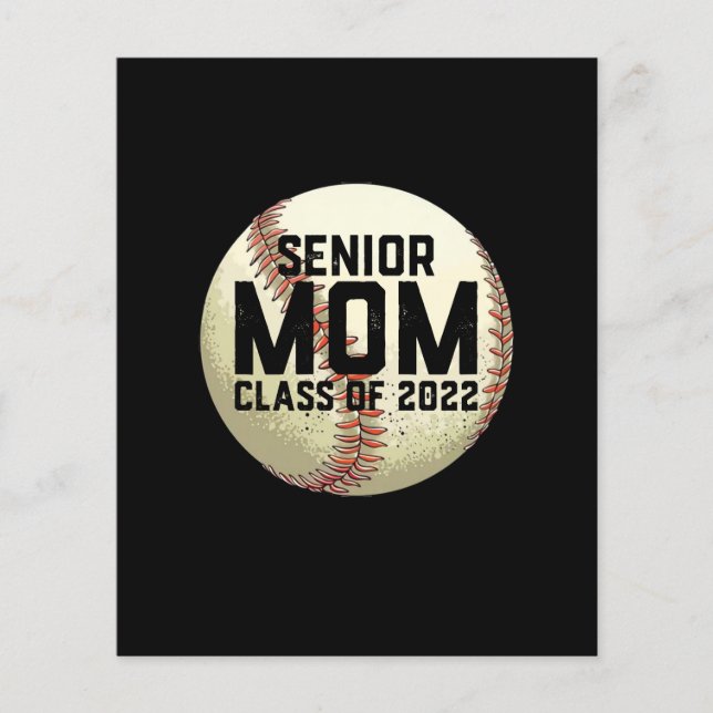 Senior Mama Class of 2022 Baseball Mama (Vorderseite)