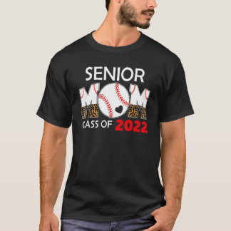 Senior Mama Class of 2022 Baseball Mama Abschluss T-Shirt