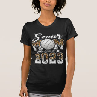 Senior Mama Class of Volleyball Mama Abschluss Leo T-Shirt