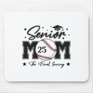 Senior Mama The Final Inning Bysebyll CL of 2025 W Mousepad
