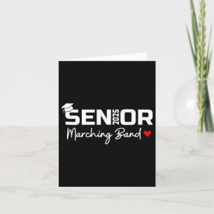 Senior Marching and d Cl of 2025 School Abschluss Karte