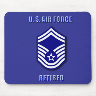Senior Master Sergeant USAF Mini Basketball Hoop Mousepad