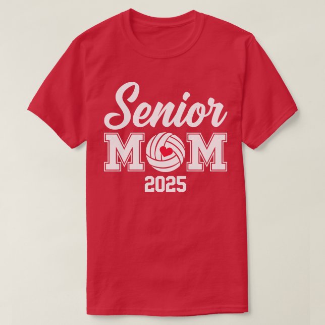 Senior Mom 2025 T-Shirt (Design vorne)