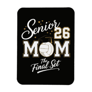 Senior Mom Abschlussklasse 2026 Volleyball Magnet