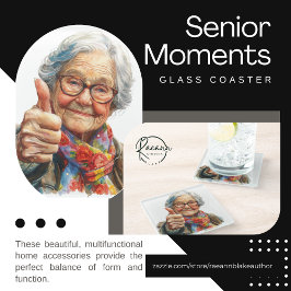 Senior Moments Glass Untersetzer