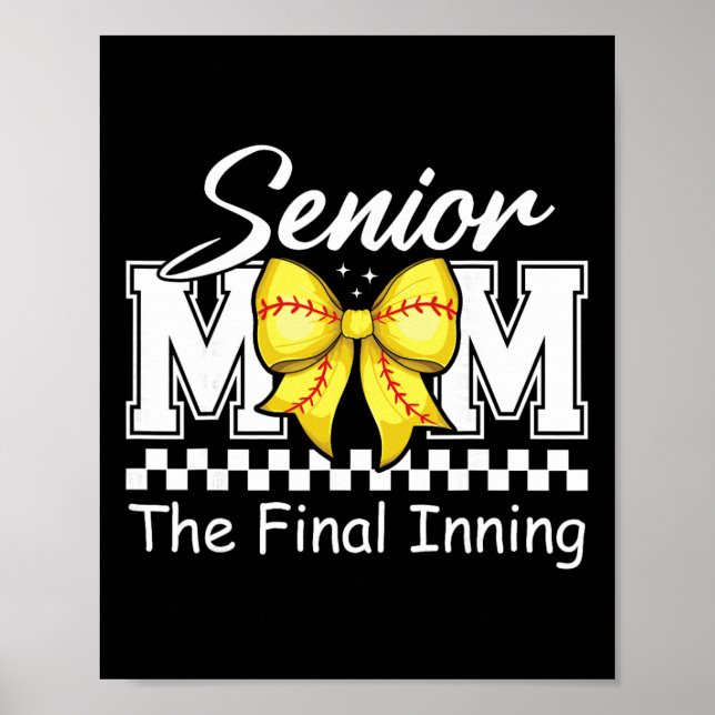 Senior-Mutter Die letzte Innings Softll Mutter Cl  Poster (Vorne)