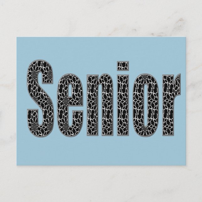 Senior Postcards Ändern die Hintergrundfarbe Postkarte (Vorderseite)