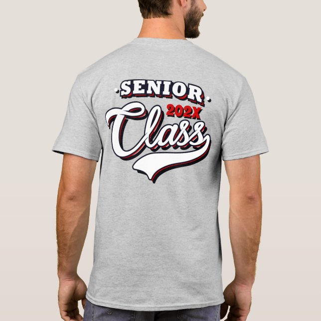 Senior Schließ class red T - Shirt (Rückseite)