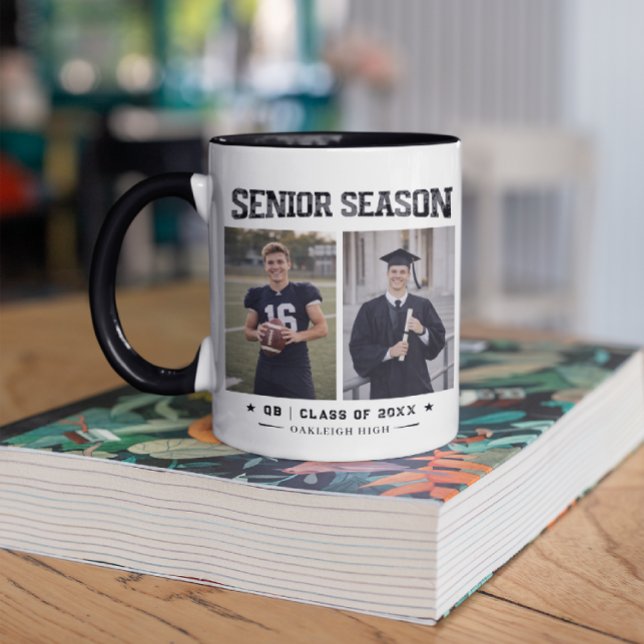Senior Season | Graduation 2 Photo Tasse (Von Creator hochgeladen)