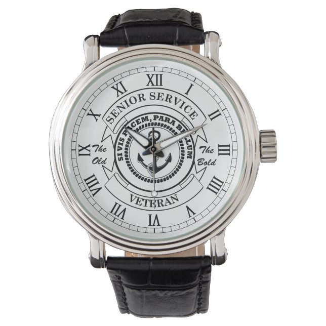 Senior Service Vet Armbanduhr (Vorderseite)