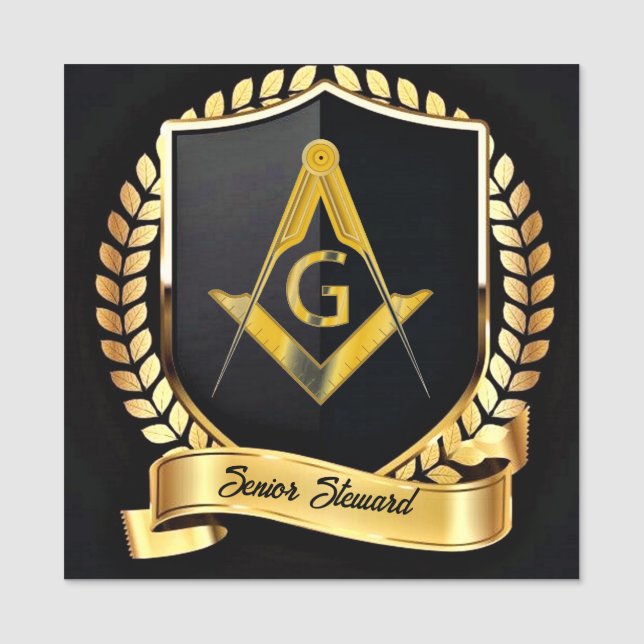 Senior Steward Name Tag Namensschild (Vorderseite)