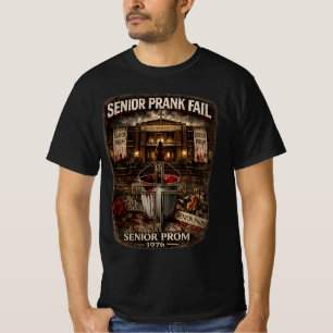 Senior-Streich-daneben Herren Dunkel-Value-T-Shirt T-Shirt