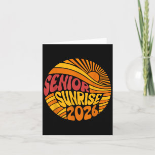 Senior Sunrise 2026 High School 12. Zwölfte Klasse Karte