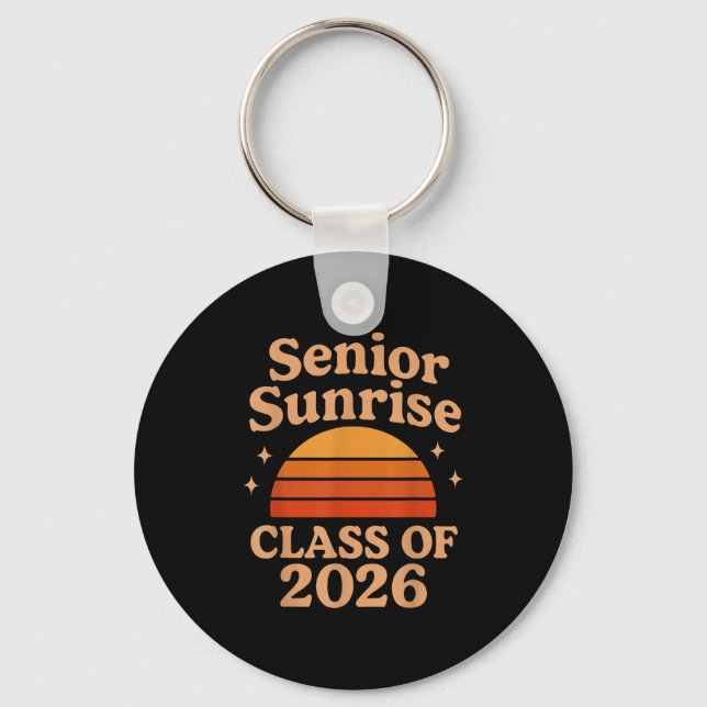 Senior Sunrise 2026 High School 12. Zwölfte Klasse Schlüsselanhänger (Vorderseite)