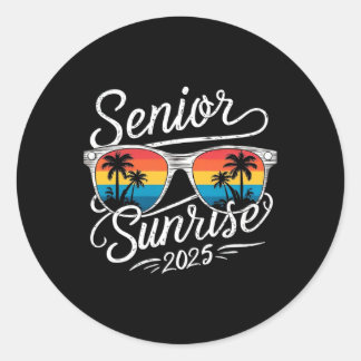 Senior Sunrise Shirts 2025 Senioren Shirt of Cl Gr Runder Aufkleber