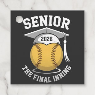 Senior the Final Inning 2026 Softball Abschluss Geschenkanhänger