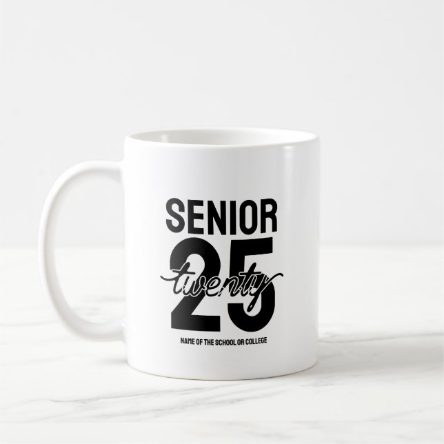 Senior twenty 25 Graduation gift Kaffeetasse (Links)