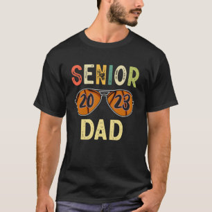 Senior Vater 2023 Cool Proud Vater Basketball Seni T-Shirt