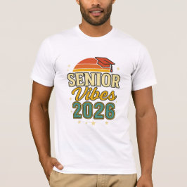 Senior Vibes 2026 – Abschluss T-Shirt Design
