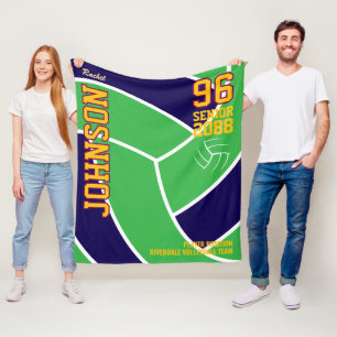Senior Volleyball-Mannschaft Andenken Individuelle Fleecedecke