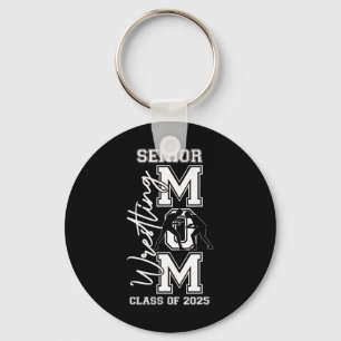 Senior Wrestling Mama T-Shirts Cl of 2025 Abschlus Schlüsselanhänger