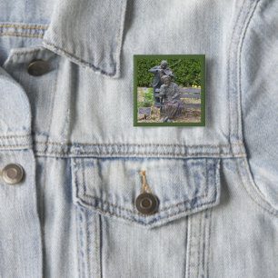 Senioren Couple Serenade Botanischer Garten Button