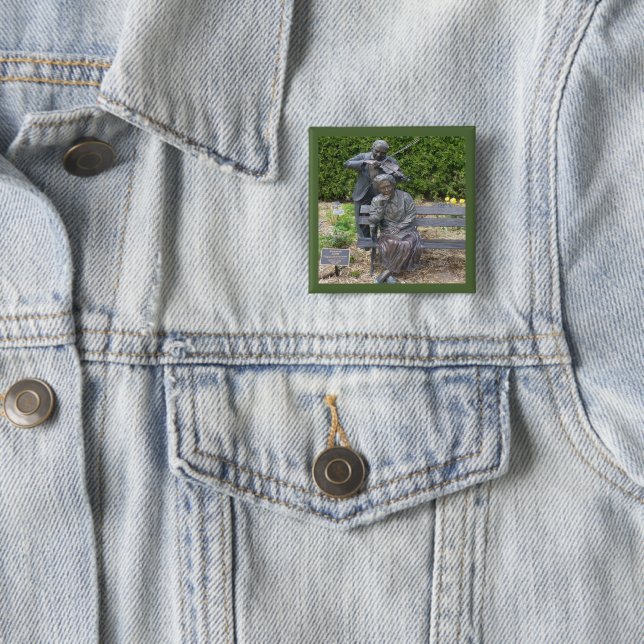 Senioren Couple Serenade Botanischer Garten Button (Beispiel)