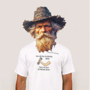 Senioren zu alt fürs Pumping Iron T-Shirt