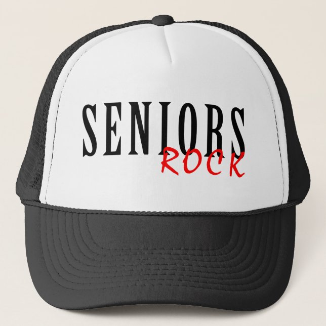 Seniors Rock Truckerkappe (Vorderseite)