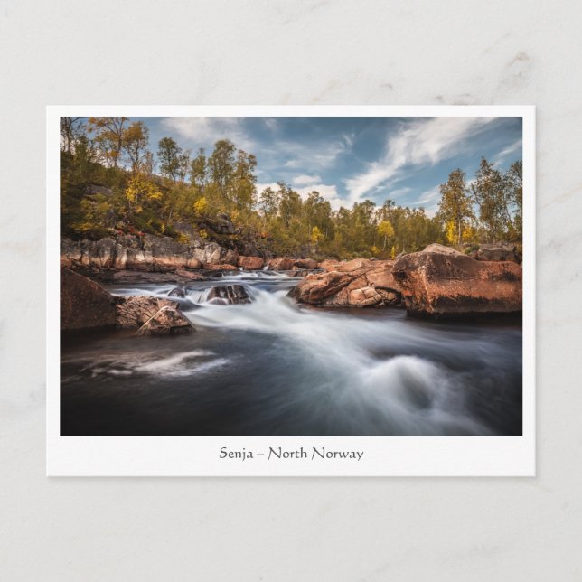 Senja Island Norwegen Postkarte (Vorderseite)