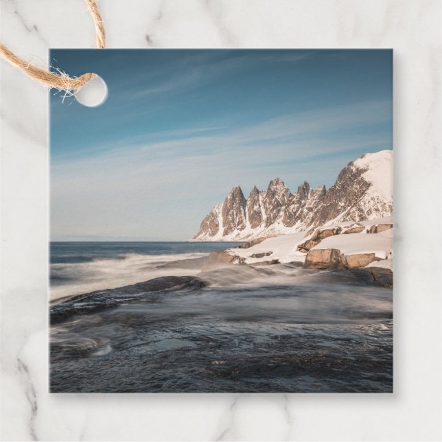 Senja Norwegen Geschenkanhänger (Vorderseite)