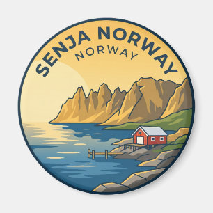 Senja Norwegen Norwegen Magnet