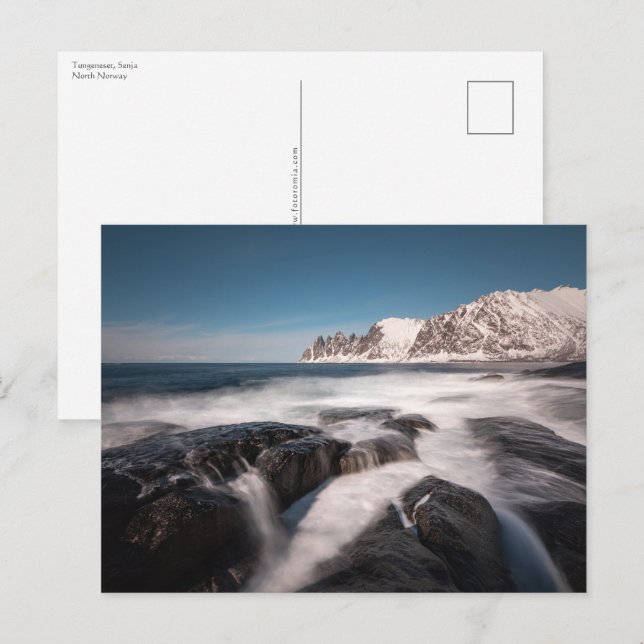 Senja Norwegen Postkarte (Vorne/Hinten)