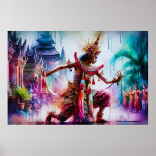 Senja Tari: Tanz der Dämmerung auf Bali Poster