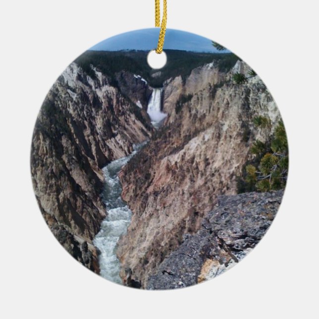 Senken Sie Fälle Keramik Ornament (Vorne)