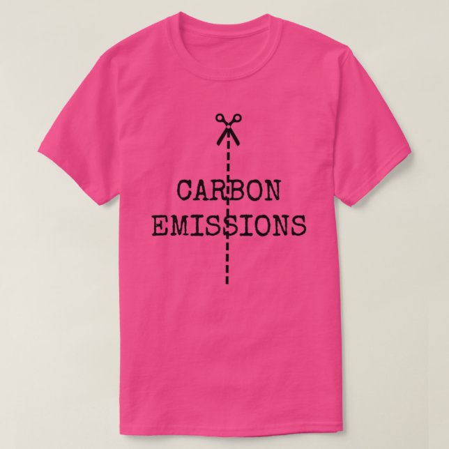 Senkung der Kohlenstoffemissionen 1 T-Shirt (Design vorne)